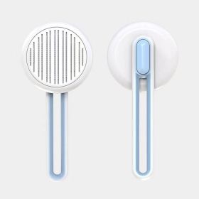 Aiwo Pet Comb Cat Knot Opening Comb Dog Needle Comb Float Removing Massage Comb Cat Products Cross border (colour: Hollow Needle Comb - Blue)